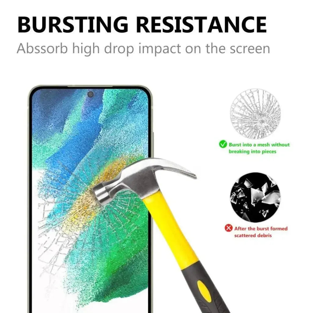 9D Full Coverage Screen Protector For Samsung Galaxy S21 FE 5G Tempered Glass