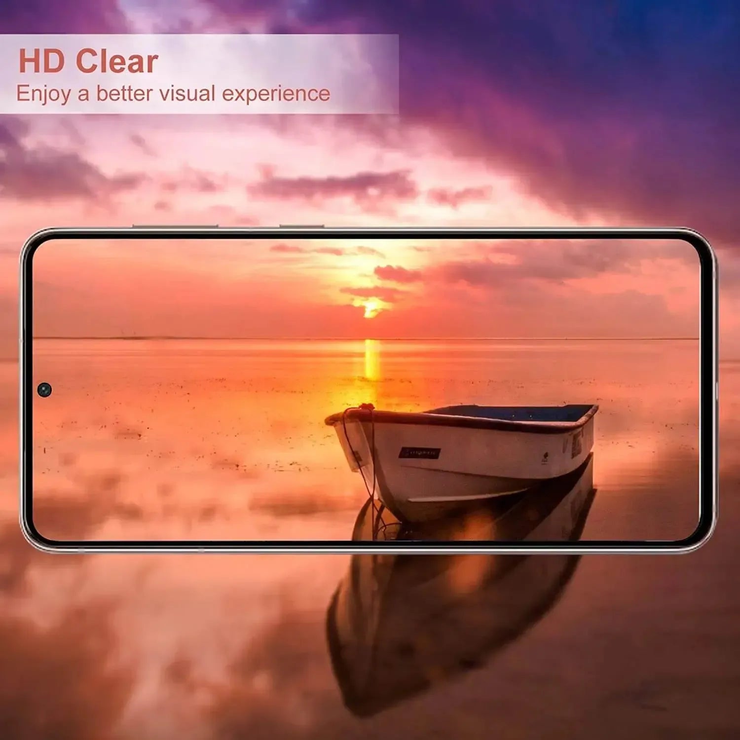 9D Full Coverage Screen Protector For Samsung Galaxy S21 Plus Tempered Glass Black