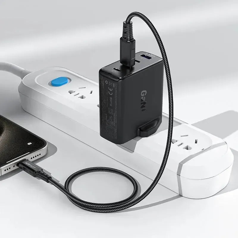 ACEFAST A97 PD100W GaN USB-C / USB-A Charger Black