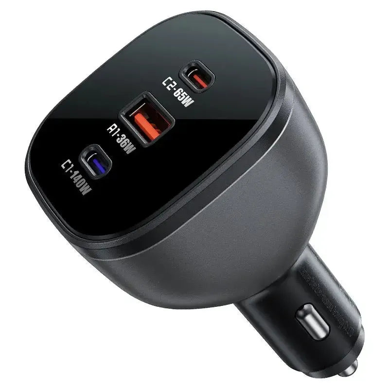 ACEFAST B14 3 Port 2 USB-C / USB-A Car Charger 165W Black