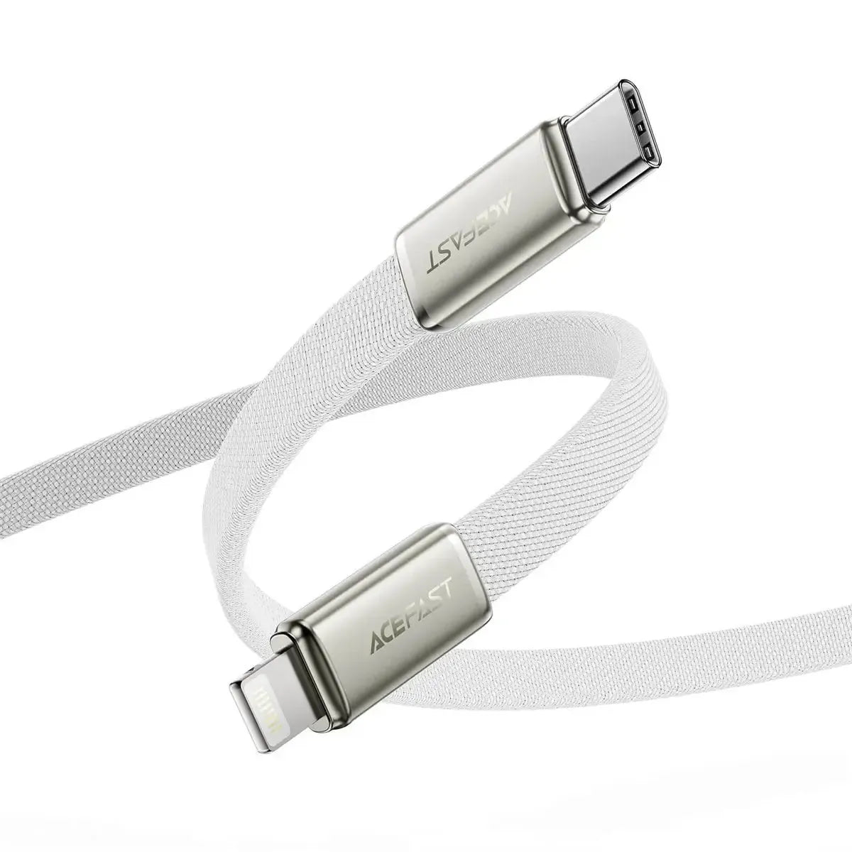 ACEFAST C24-01 USB-C To Lightning Ultra-Thin Cable 30W White