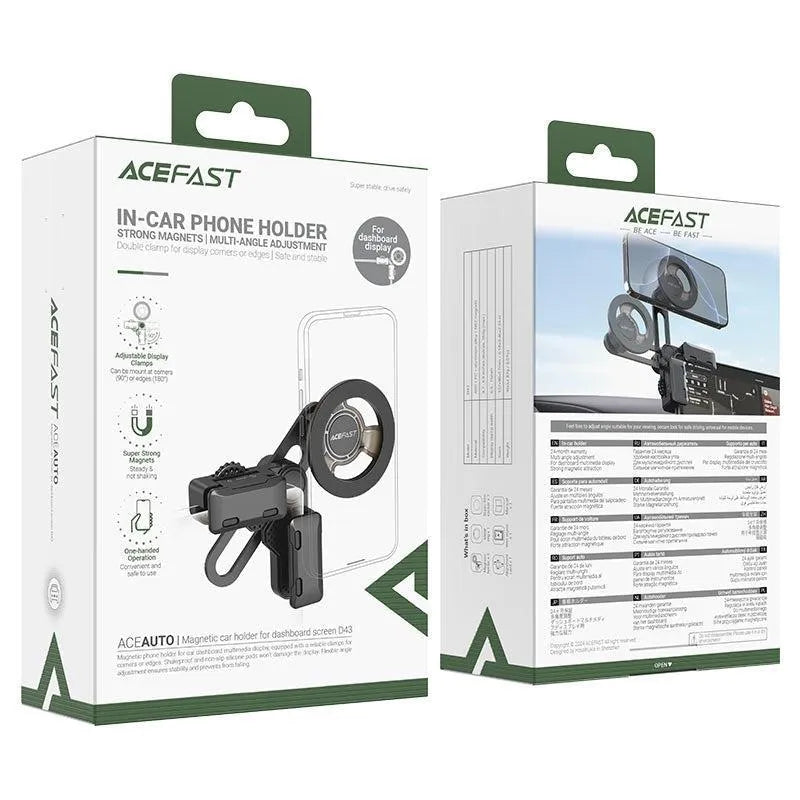 ACEFAST D43 Dashboard Screen Magnetic Car Holder Black