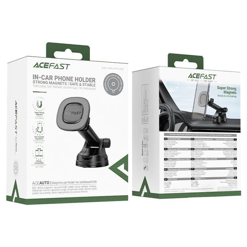 ACEFAST D45 Dash Board Magnetic Car Holder Black