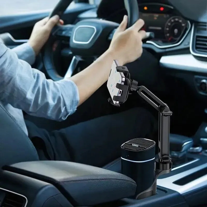 ACEFAST D63 Double Cup Holder Clip Car Holder Black