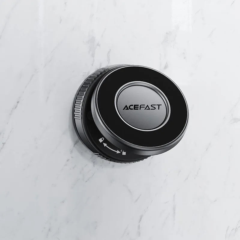 ACEFAST E27 Manual Suction Cup Magnetic Phone Car Holder Gray