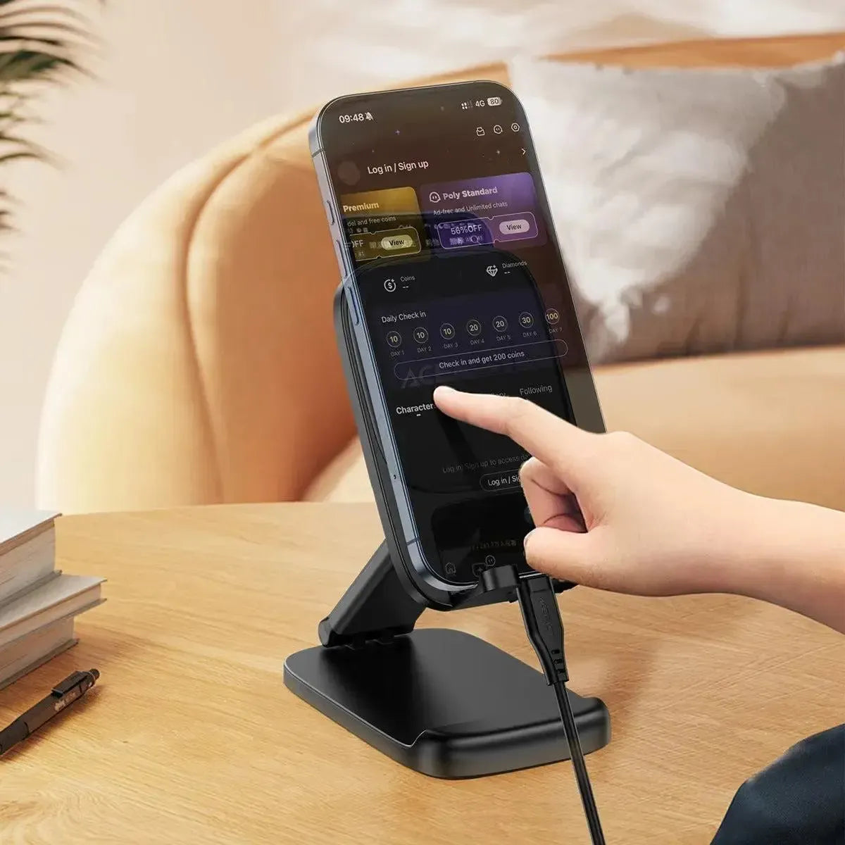 ACEFAST E45 Tabletop Folding Phone Stand Black