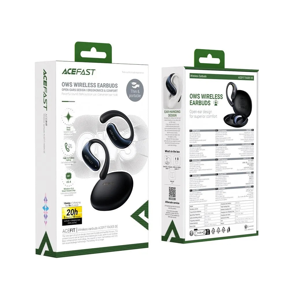 ACEFAST FA005 ACEFIT SE Bone Conduction Wireless Earbuds Black