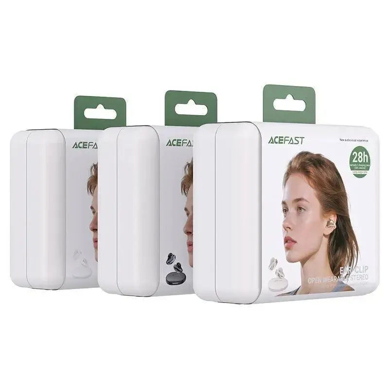 ACEFAST FA006 ACECLIP Pro Ear Clip Wireless Earbuds White