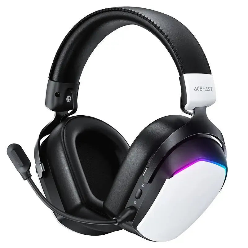 ACEFAST H11 RGB Dynamic Dual Mic Wireless Gaming Headset White