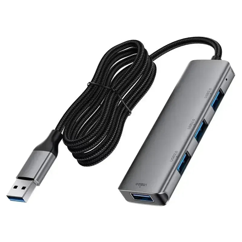 ACEFAST J17 USB-A 4 In 1 USB HUB 1M Metal Gray