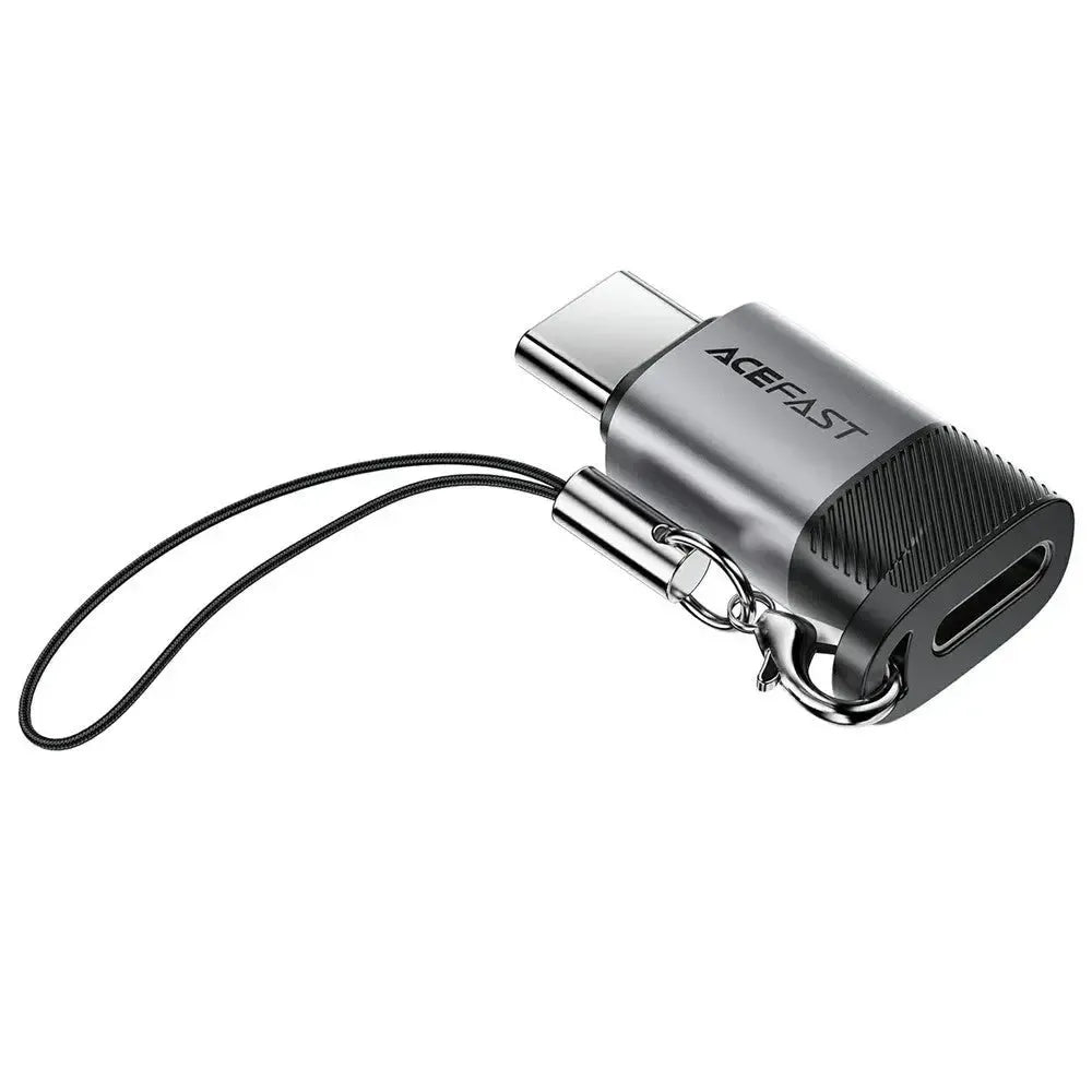 ACEFAST J19 Lightning To USB-C Adapter Metal Gray