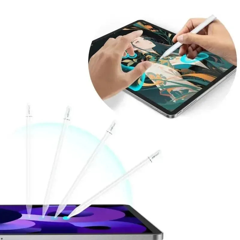 ACEFAST V3 Capacitive Pen For iPad With Wireless Charging White