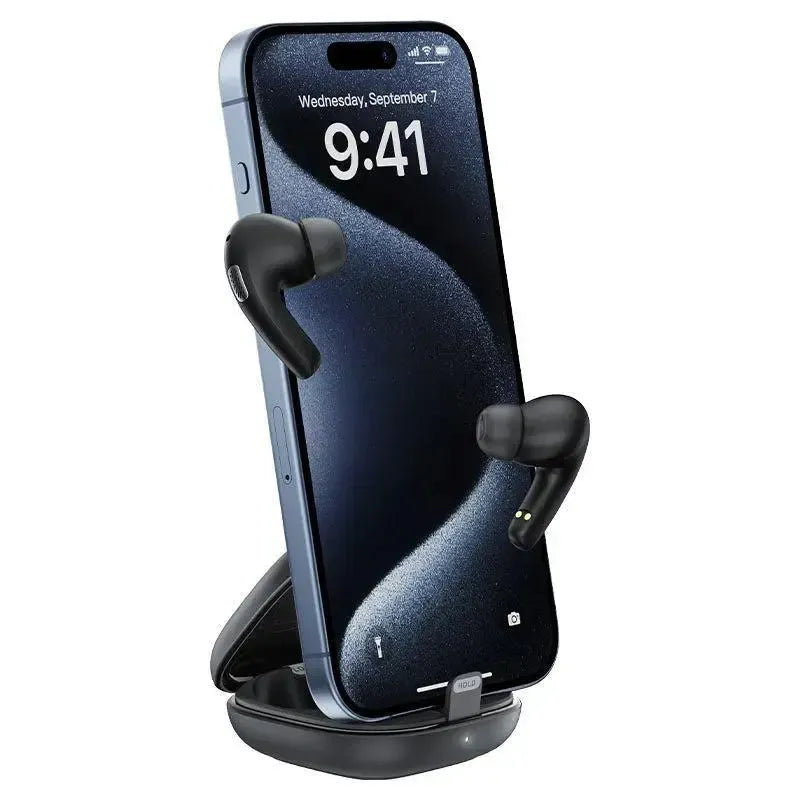 ACEFAST W4 True Wireless Earbuds With Phone Stand Black