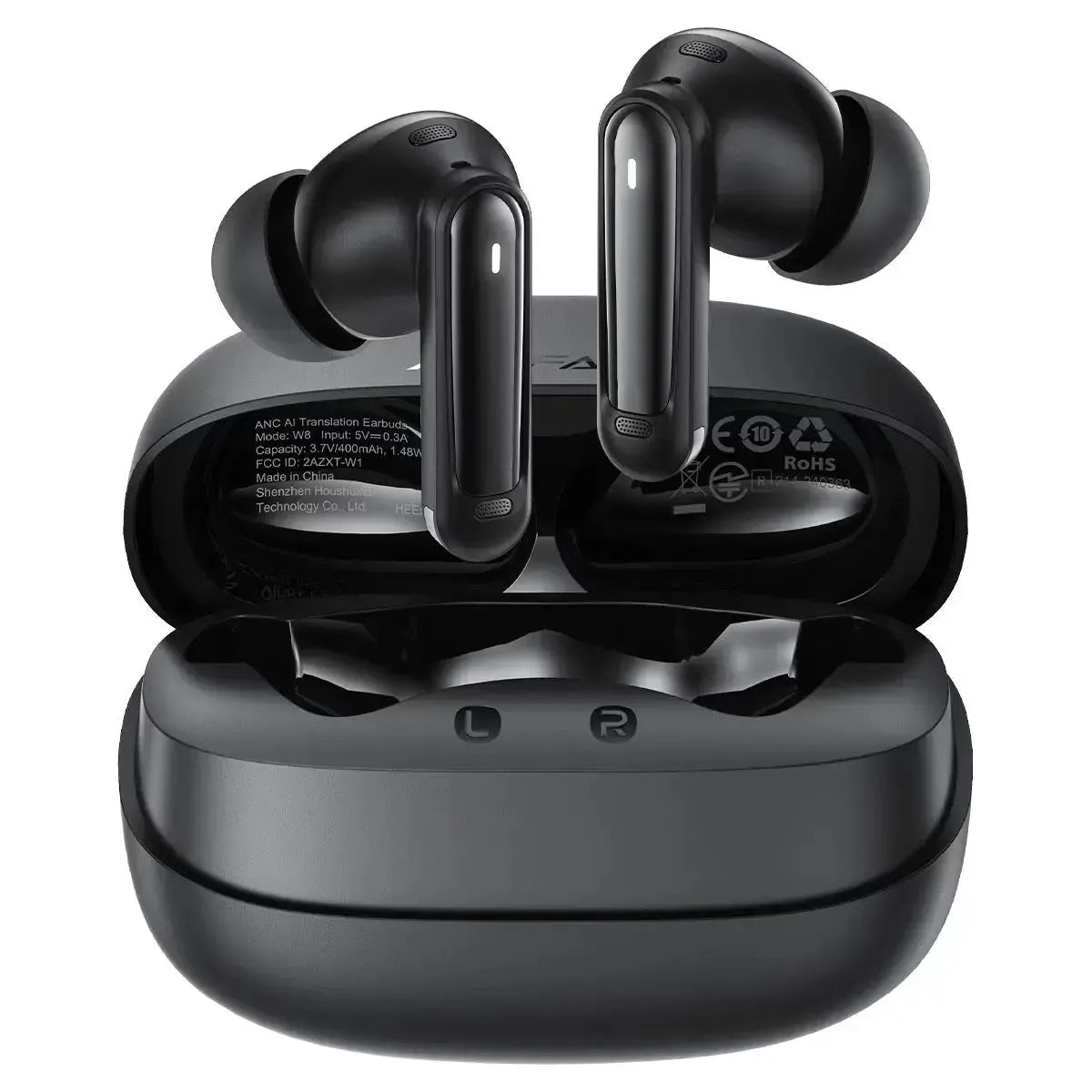 ACEFAST W8 ANC AI Translation Earbuds 35H Black