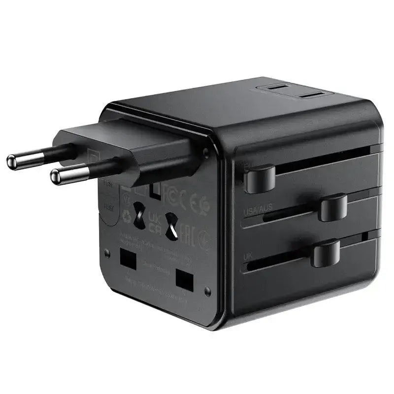 ACEFAST Z11 Global Travel AC Conversion Adapter 2500W Black