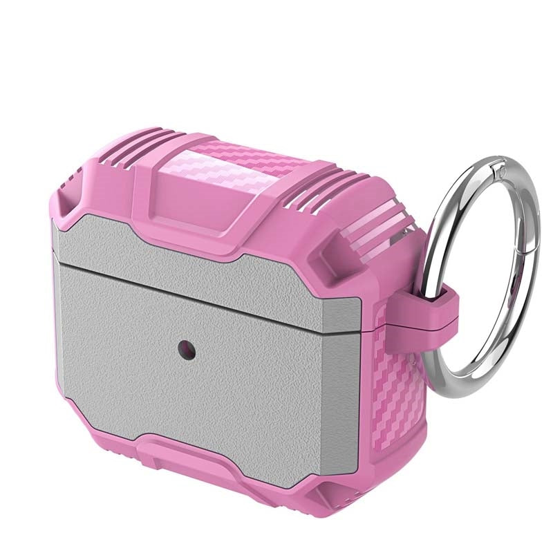 For AirPods 3 Axis Exploiter Case Clear & Pink
