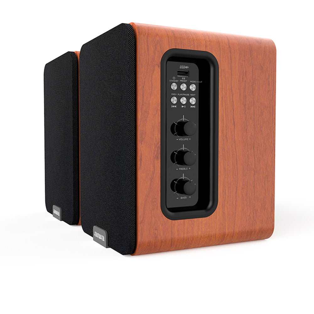 AIWA ASP-A200 Speakers - Brown