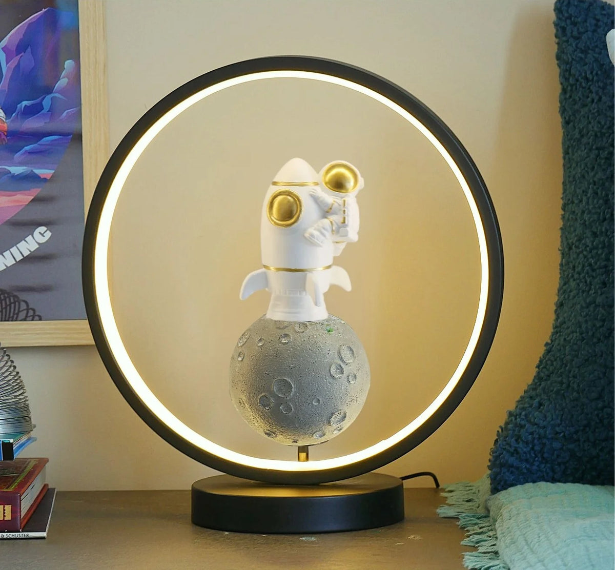 Astronaut Bedside Ring Lights - Rocket