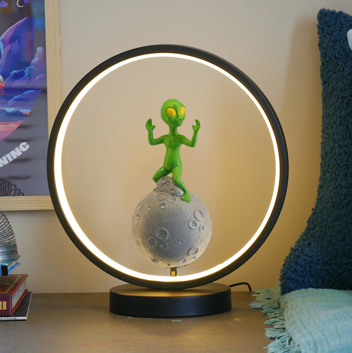 Astronaut Bedside Ring Lights - Alien