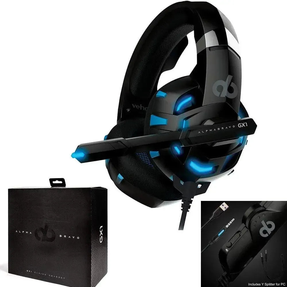 Alpha Bravo Veno GX1 Wired Gaming Heaphone Black
