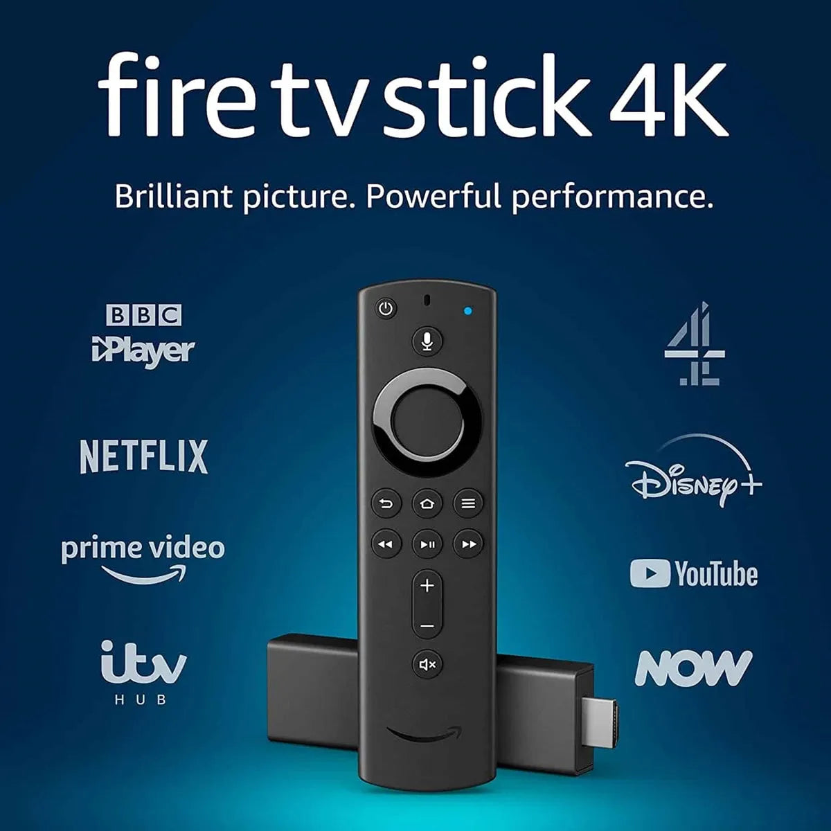 Amazon Fire TV Stick 4K Ultra HD WiFi 6 With Alexa Voice Remote 2024 Model
