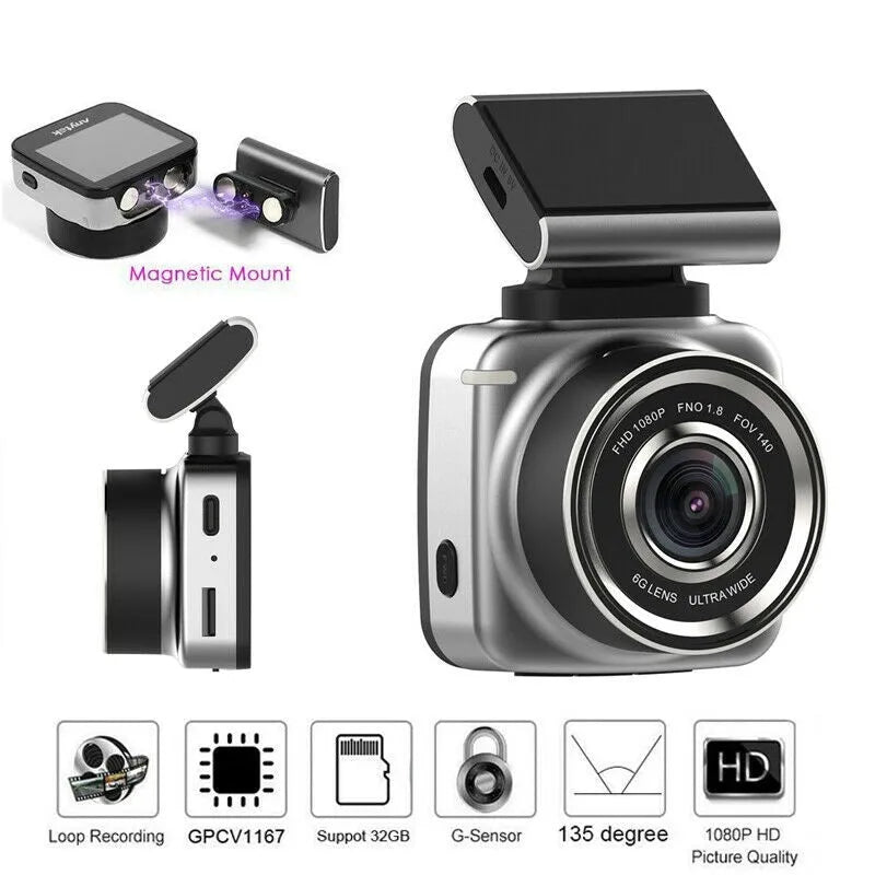 Anytek Q2N FHD 1080P Touch G-Sensor Auto Loop Recording Car DVR Dash Cam