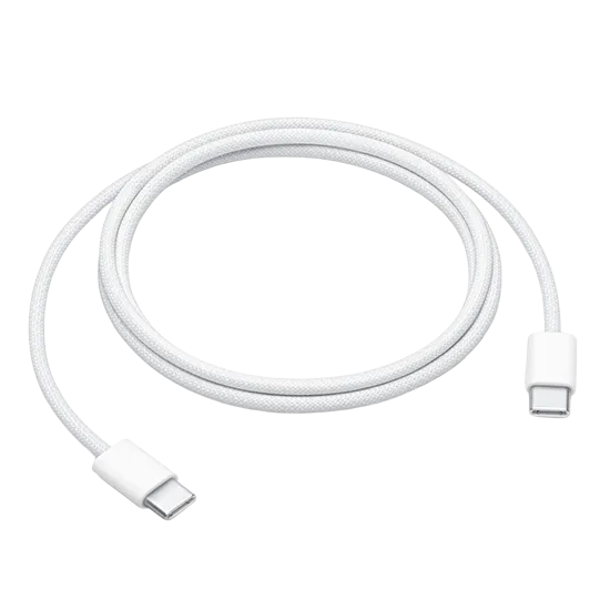 Apple USB-C To USB-C MW493ZM/A 60W Braided Cable 1m White