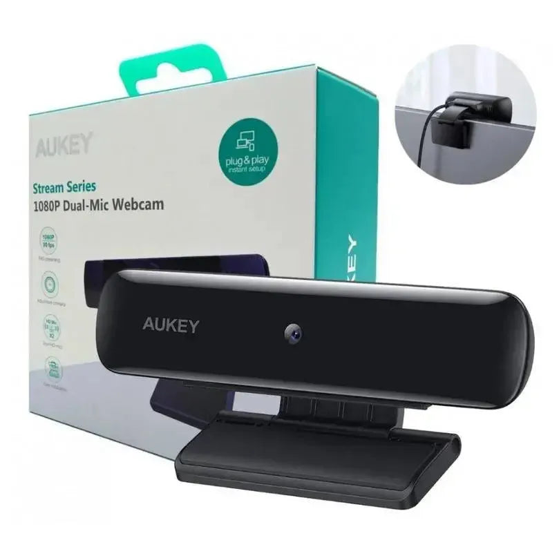 Aukey PC-W1 Stream Series 1080P Webcam Black