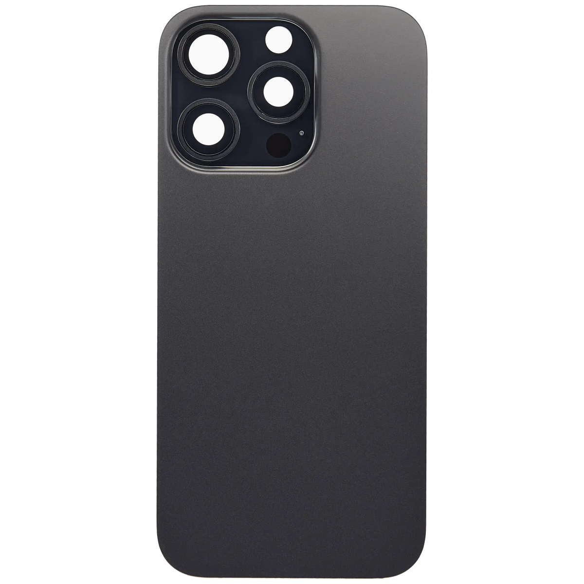 Back Glass W/ Mag Safe Magnet For I Phone 16 Pro (No Logo) (Aftermarket) (Black Titanium)
