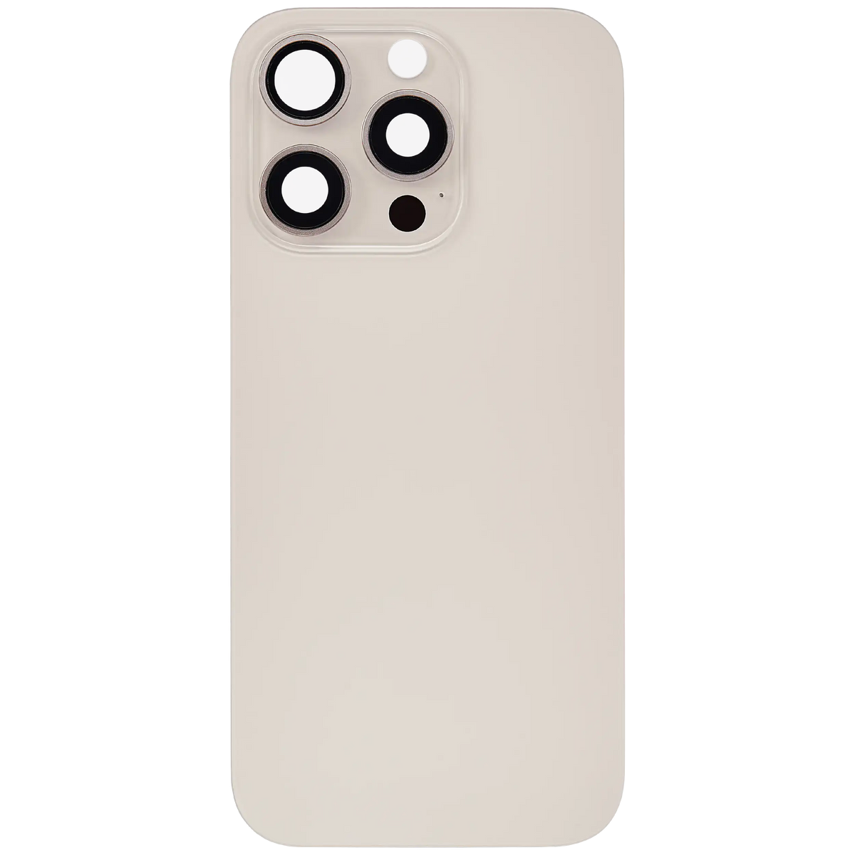 Back Glass W/ Mag Safe Magnet For I Phone 16 Pro (No Logo) (Aftermarket) (Desert Titanium)