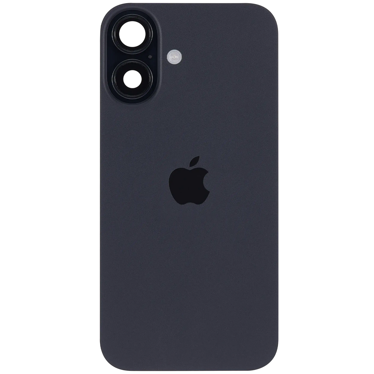 Back Glass W/ Mag Safe Magnet & Nfc & Flashlight Flex For I Phone 16 (Genuine Oem) (Black)