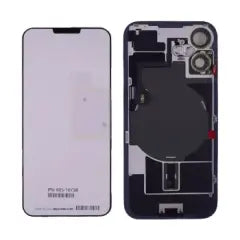 Back Glass W/ Mag Safe Magnet & Nfc & Flashlight Flex For I Phone 16 (Genuine Oem) (Black)