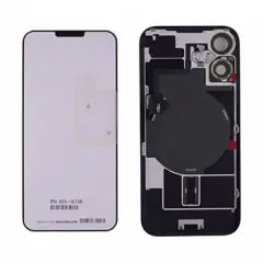 Back Glass W/ Mag Safe Magnet & Nfc & Flashlight Flex For I Phone 16 (Genuine Oem) (Pink)