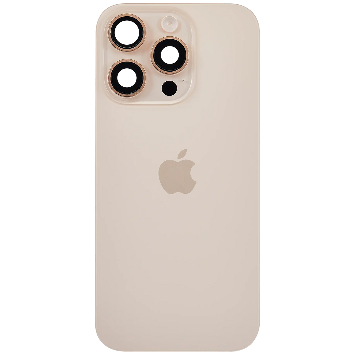 Back Glass W/ Mag Safe Magnet & Nfc & Flashlight Flex For I Phone 16 Pro (Service Pack) (Desert Titanium)
