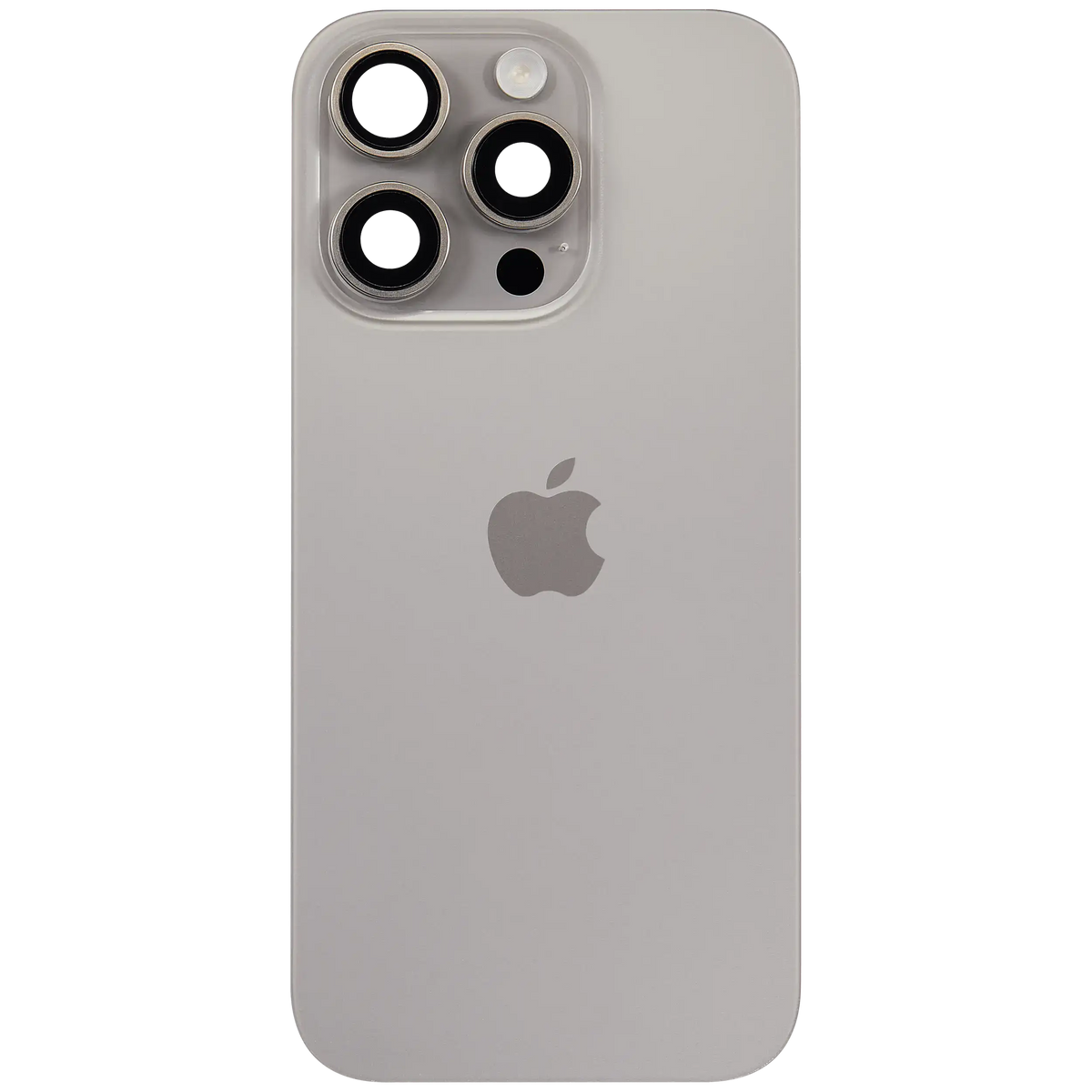 Back Glass W/ Mag Safe Magnet & Nfc & Flashlight Flex For I Phone 16 Pro (Service Pack) (Natural Titanium)