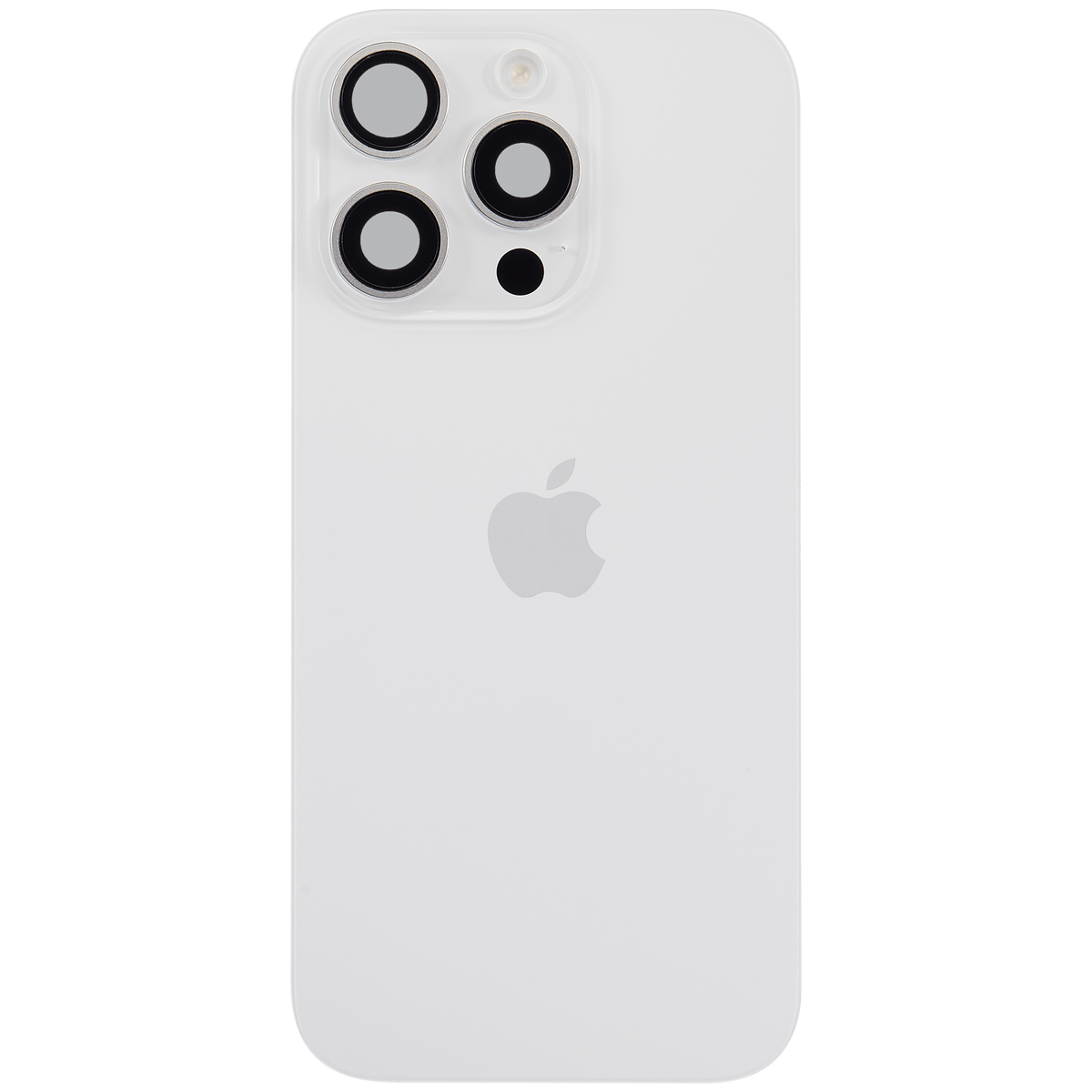 Back Glass W/ Mag Safe Magnet & Nfc & Flashlight Flex For I Phone 16 Pro (Service Pack) (White Titanium)
