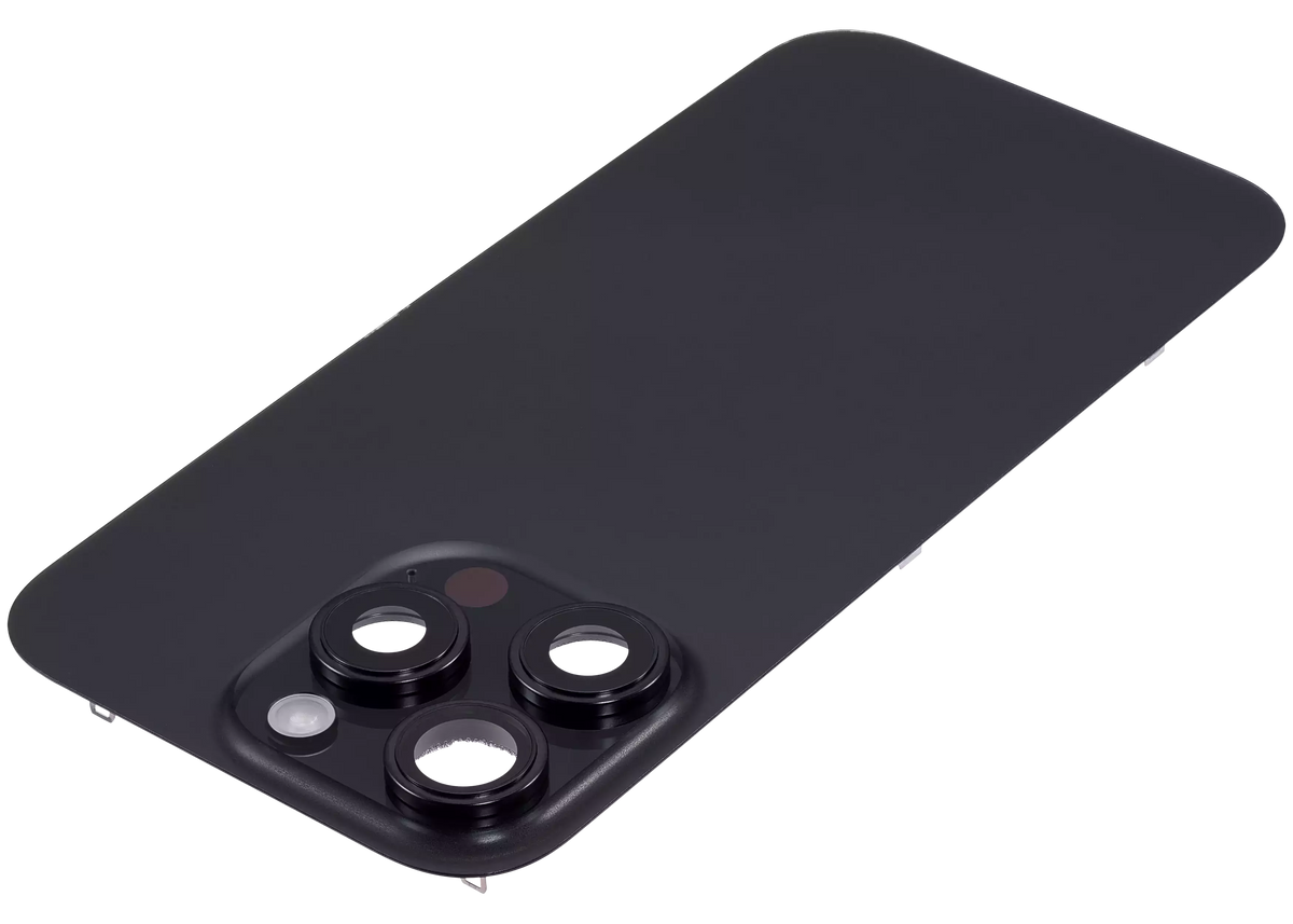 Back Glass W/ Mag Safe Magnet & Nfc & Flashlight Flex For I Phone 16 Pro (Used Oem Pull: Grade A) (Black Titanium)