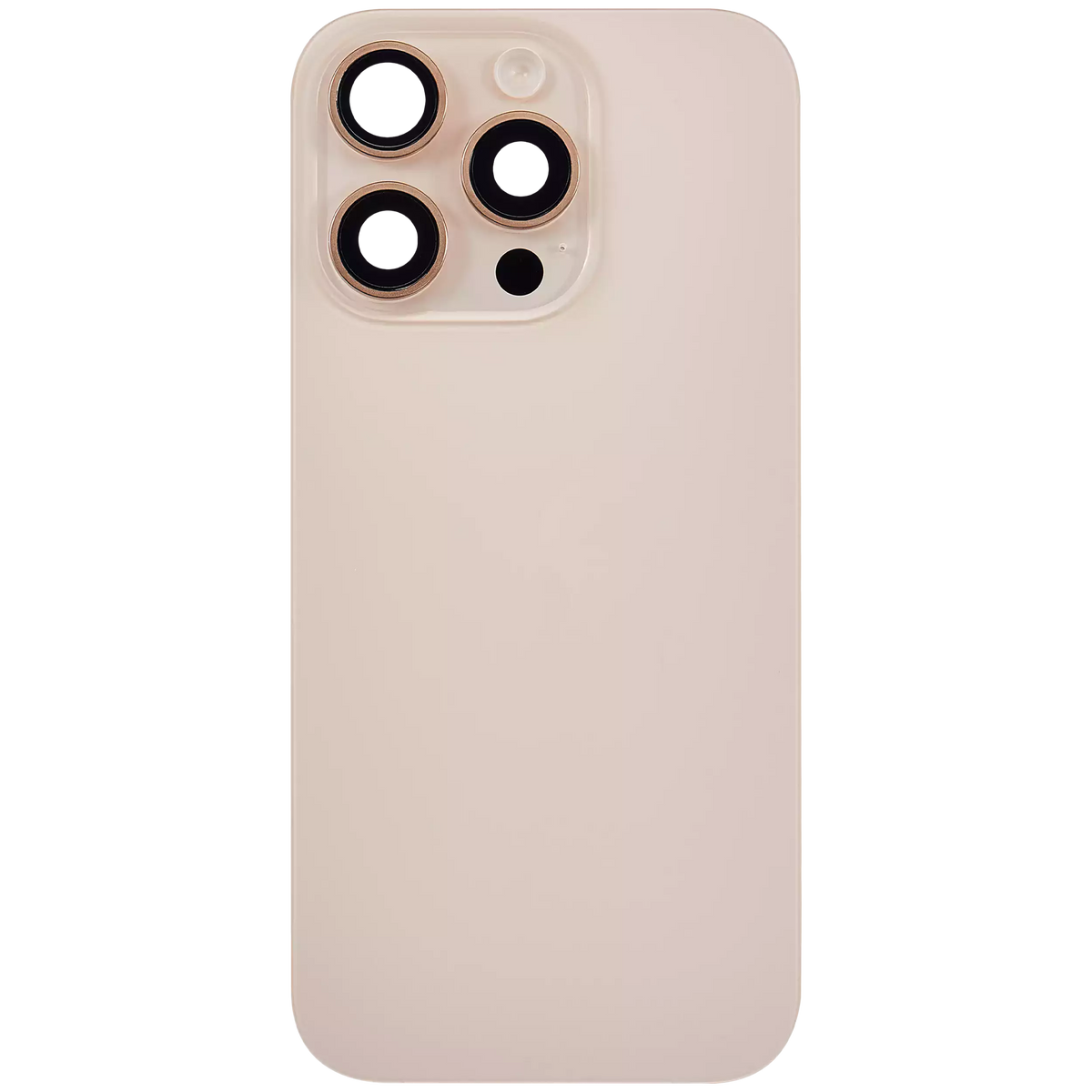 Back Glass W/ Mag Safe Magnet & Nfc & Flashlight Flex For I Phone 16 Pro (Used Oem Pull: Grade A) (Desert Titanium)