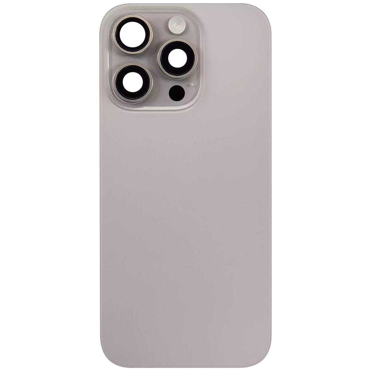 Back Glass W/ Mag Safe Magnet & Nfc & Flashlight Flex For I Phone 16 Pro (Used Oem Pull: Grade A) (Natural Titanium)