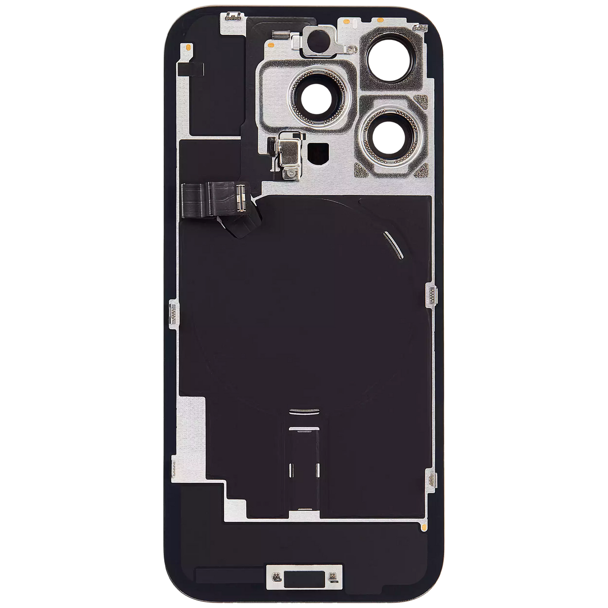 Back Glass W/ Mag Safe Magnet & Nfc & Flashlight Flex For I Phone 16 Pro (Used Oem Pull: Grade A) (Natural Titanium)