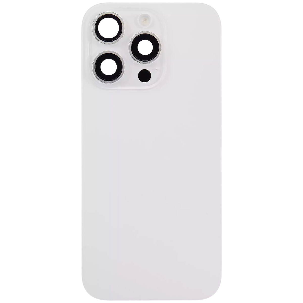 Back Glass W/ Mag Safe Magnet & Nfc & Flashlight Flex For I Phone 16 Pro (Used Oem Pull: Grade A) (White Titanium)