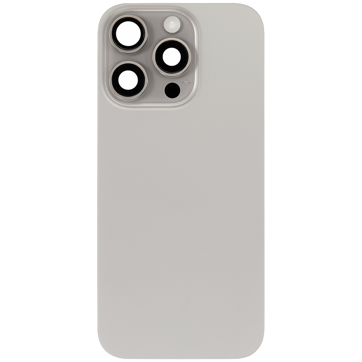 Back Glass W/ Mag Safe Magnet & Nfc & Flashlight Flex For I Phone 16 Pro (Used Oem Pull: Grade B) (Natural Titanium)