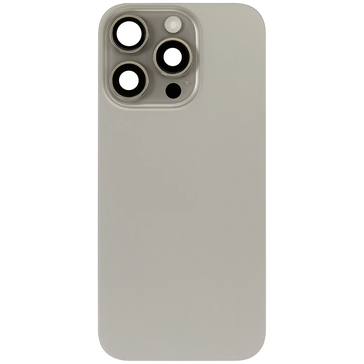 Back Glass W/ Mag Safe Magnet & Nfc & Flashlight Flex For I Phone 16 Pro (Used Oem Pull: Grade C) (Natural Titanium)