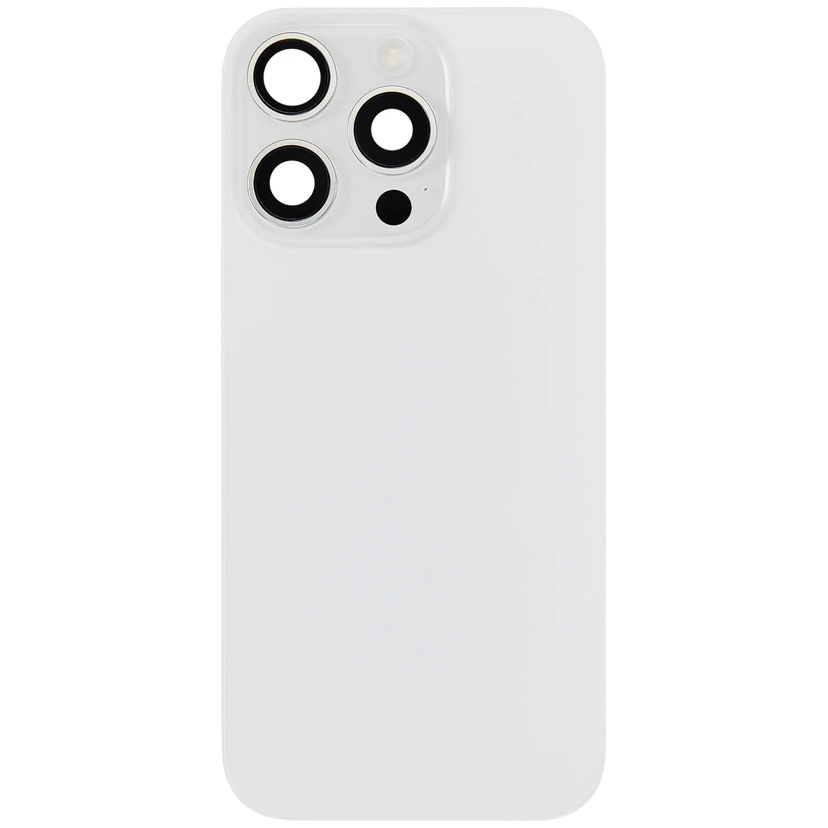 Back Glass W/ Mag Safe Magnet & Nfc & Flashlight Flex For I Phone 16 Pro (Used Oem Pull: Grade C) (White Titanium)