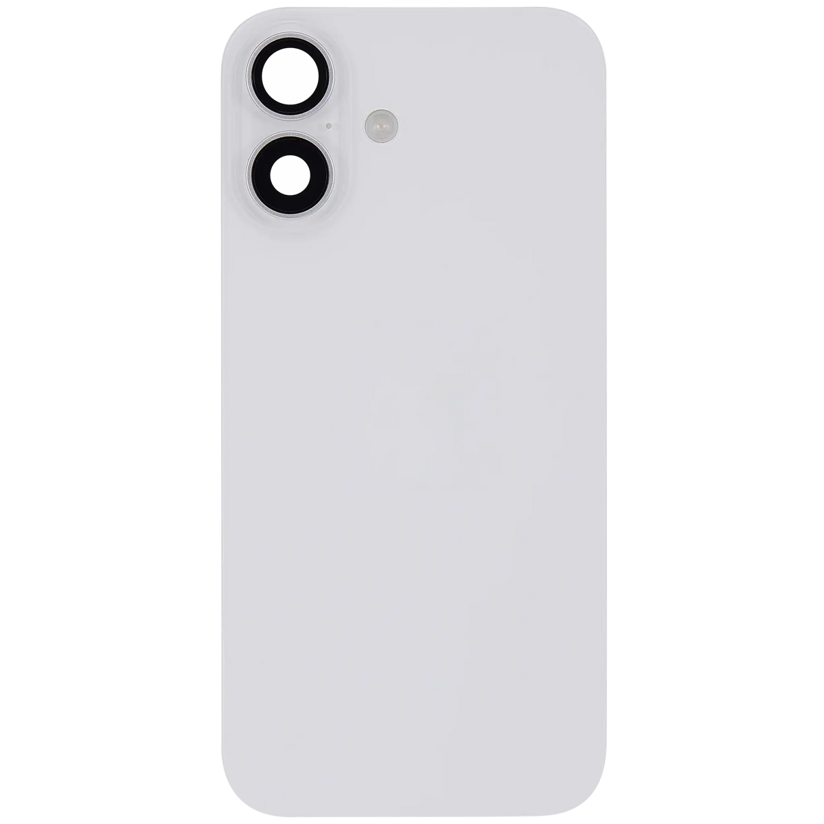 Back Glass W/ Mag Safe Magnet & Nfc & Flashlight Flex For I Phone 16 (Used Oem Pull: Grade A) (White)