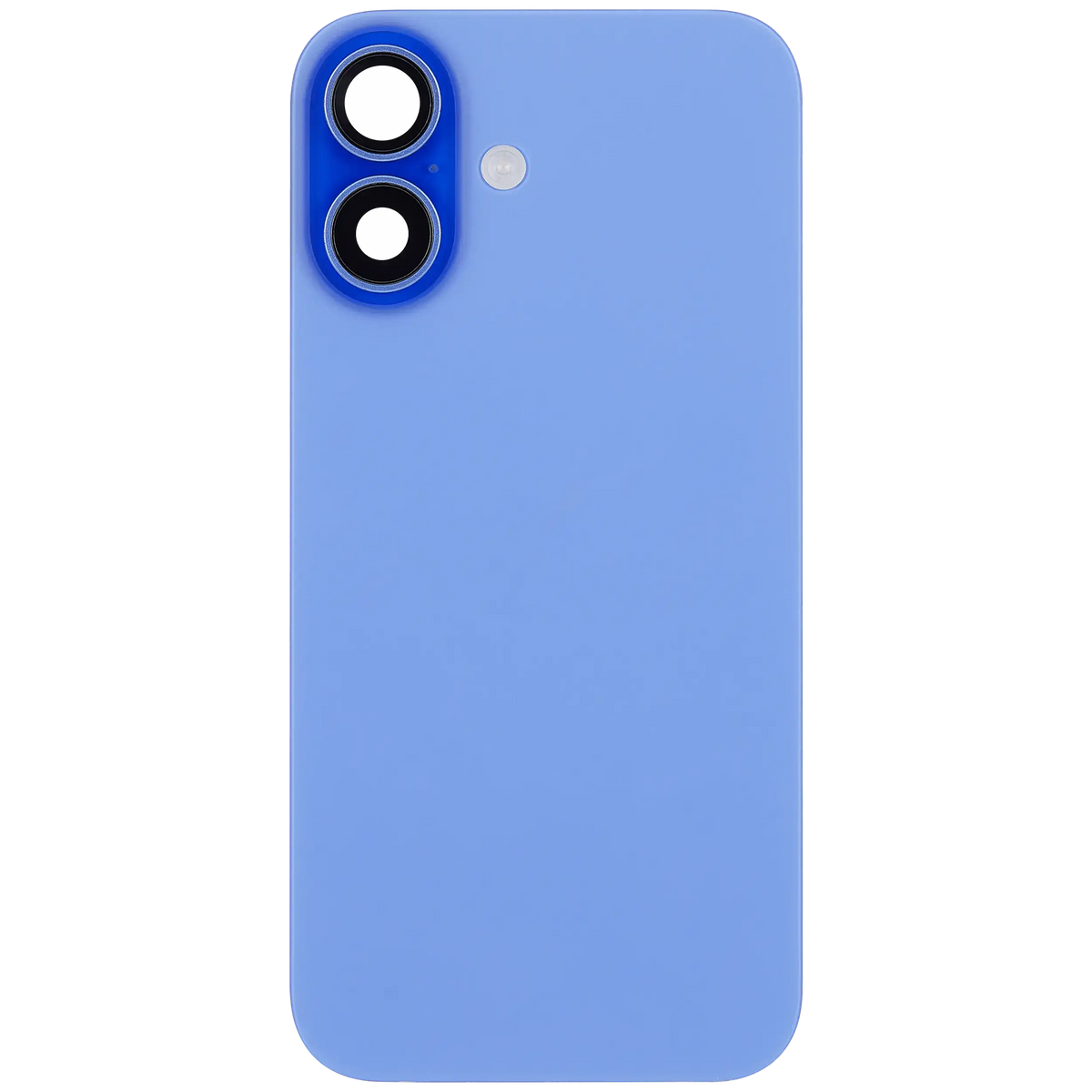 Back Glass W/ Mag Safe Magnet & Nfc & Flashlight Flex For I Phone 16 (Used Oem Pull: Grade B) (Ultramarine)