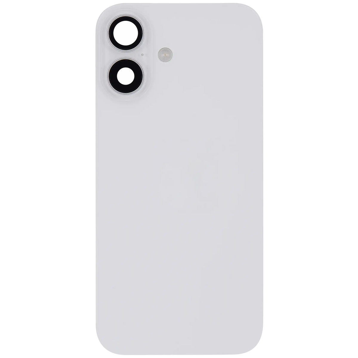 Back Glass W/ Mag Safe Magnet & Nfc & Flashlight Flex For I Phone 16 (Used Oem Pull: Grade B) (White)