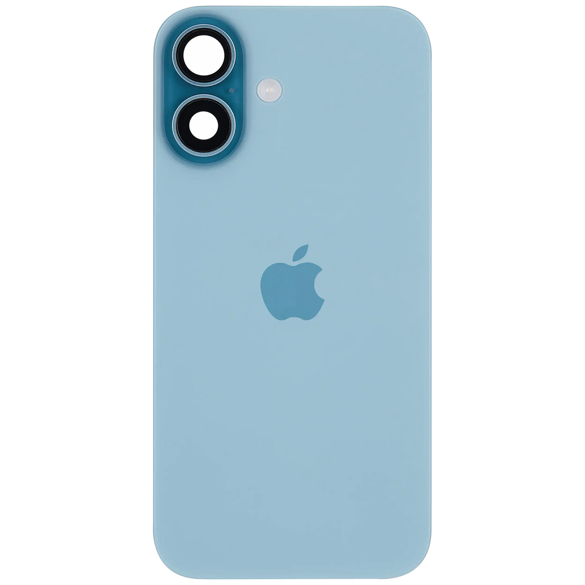 Back Glass With Mag Safe Magnet & Nfc & Flashlight Flex For I Phone 16 (Genuine Oem) (Uk / Eu Version) (Teal)