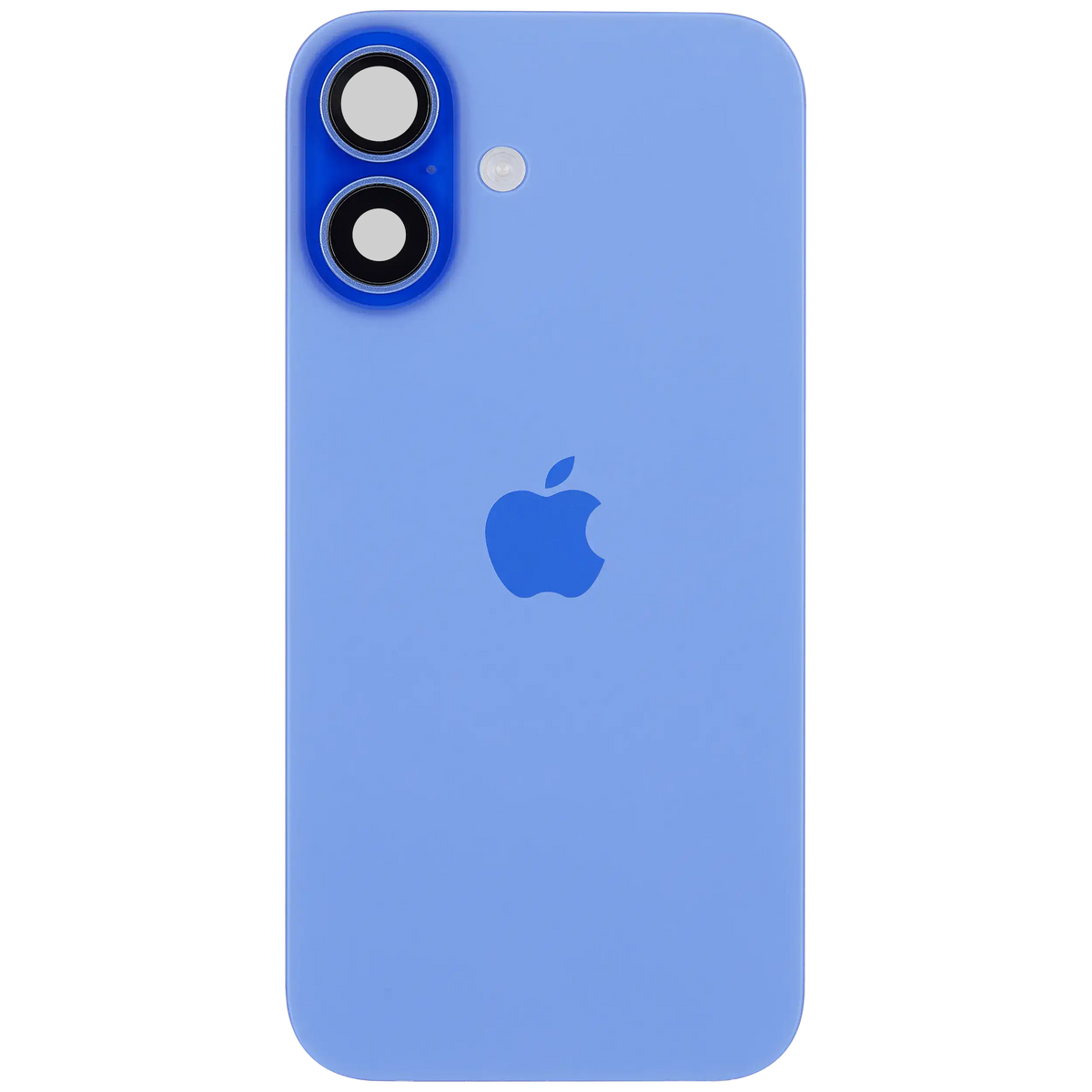 Back Glass With Mag Safe Magnet & Nfc & Flashlight Flex For I Phone 16 (Genuine Oem) (Uk / Eu Version) (Ultramarine)