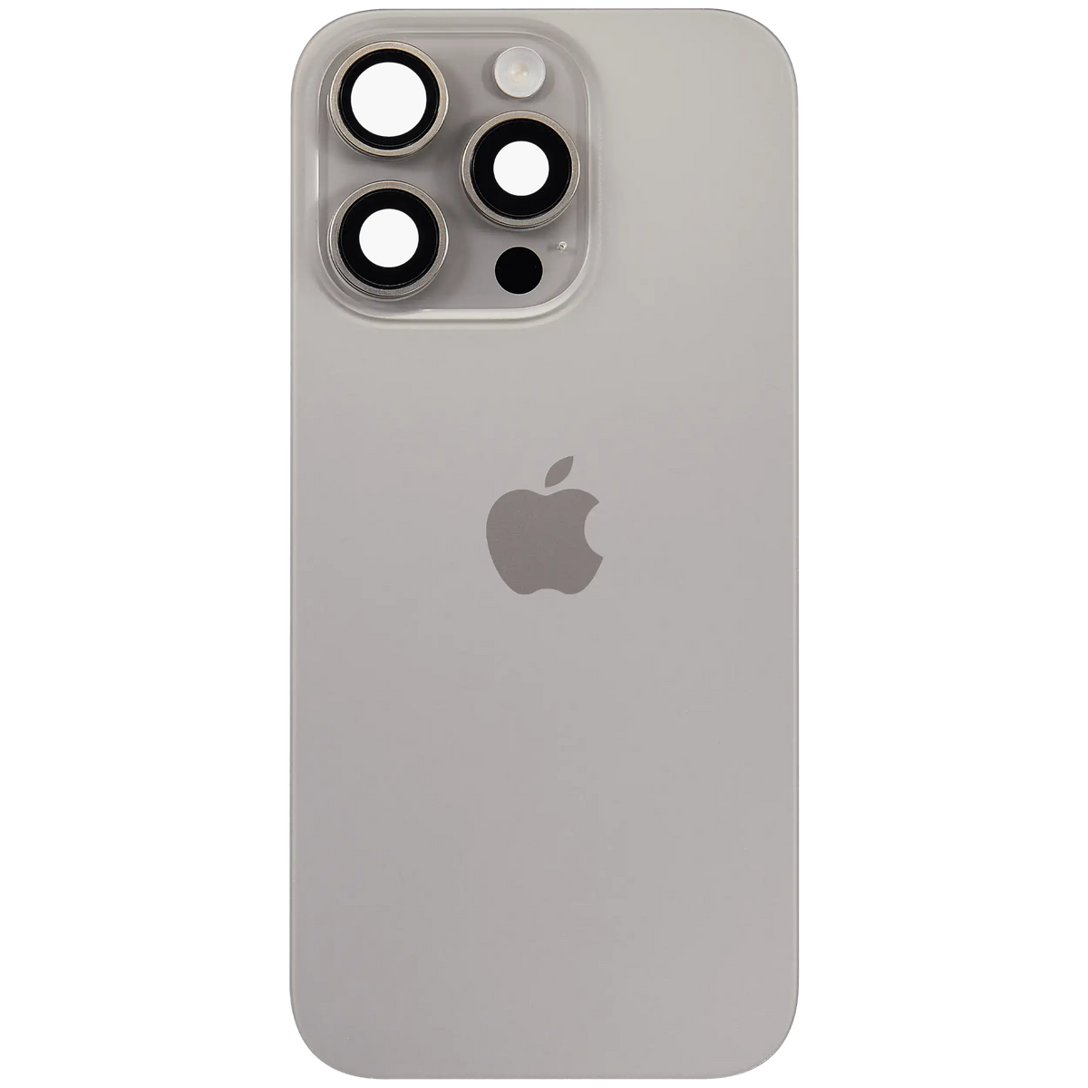 Back Glass With Mag Safe Magnet & Nfc & Flashlight Flex For I Phone 16 Pro (Genuine Oem) (Natural Titanium)